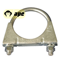 57mm (for 2" Tube) U-Bolt Exhaust System Clamp Zinc Plated