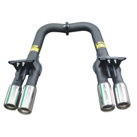 VE, VF V6/V8 2.5" Ute Rear Tail Pipes with Quad chrome tips