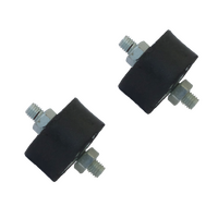 Universal Exhaust Muffler Bracket M8 - 38mm Diameter (2 pack)