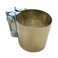 3" Stainless Steel Butt Clamp - Rigid