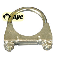 48mm (for 1 1/2" or 1 5/8" Tube) U-Bolt Exhaust System Clamp Zinc Plated