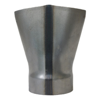 Collector Cone - Twin 1.75" to Single 2" - Mild Steel