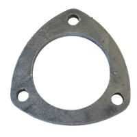 63mm (2 1/2") Mild Steel 3 Bolt Flange Plate - 77mm