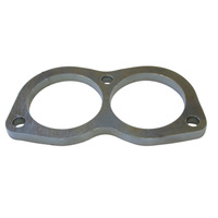 63mm (2 1/2") Twin Mild Steel 3 Bolt Exhaust Flange Plate (Ford V8)