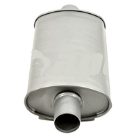  8" X 4" X 14" Long 2 1/4" ID Centre/Centre - Straight through (Chambered)