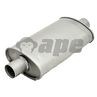  8" X 4" X 14 " Long 3" ID Centre/Centre - Straight through (Chambered)