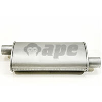  8" X 4" X 16" Long 2"ID Offset/Offset - Straight through (Chambered)