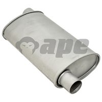  8" X 4" X 14" Long 2" ID Offset/Offset - Triple Flow (Glass Packed)