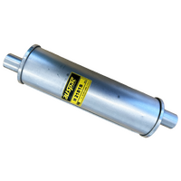  3 1/2" Round X 14" Long 1 1/4" Offset/Offset - Straight through (Chambered)