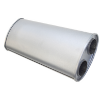  8" x 4" X 16" Long 2 1/2  Twin In / Twin Out OO - No Spigots