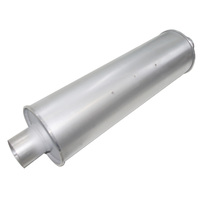 Truck Muffler/ Exhaust  7" Round 24" Long 2.5" ID CC - Baffled