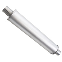 3 1/2" Round X 20" Long 2 1/2" ID CC - Straight Through Chambered