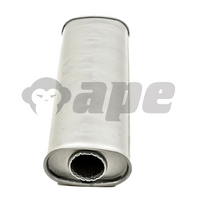  5" X 3" X 18" Long 2 1/4" ID Centre/Centre - No Spigots