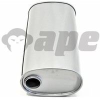  9" X 5" X 18" Long 2" ID OC - Triple flow - Baffled - No Spigots