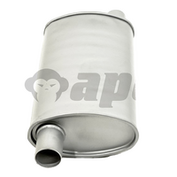  8" X 4" X 14" Long 1 3/4"ID Offset/Offset - Triple flow