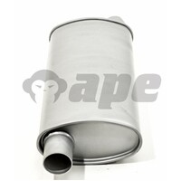  8" X 4" X 16" Long 1 3/4"ID OO - Triple flow