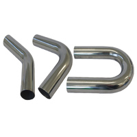  44mm - 1 3/4" 304 Stainless Steel Mandrel Bends 45 90 180 Deg