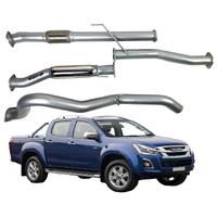 Isuzu Dmax - Extra Cab/ Dual Cab Ute - 2017 On - 4WD - 3" - 409SS - DPF Back