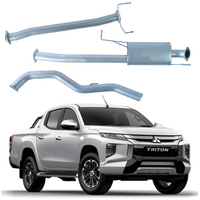 Mitsubishi Triton MQ/MR - Dual Cab - 03/2015 On - 3.5" - 409SS - DPF Back 
