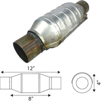 2 1/2" Universal Catalytic - CPSI 400 - Euro IV