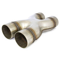 X-Pipe - Twin, 75mm(3"), 304 Stainless