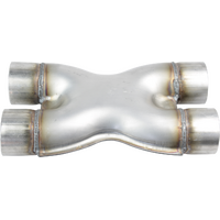 X-Pipe - Twin, 75mm(3"), 409 Stainless