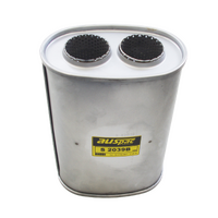 9" X 5" X 12" Long 2 1/2"ID Twin In and Out - Mega Flow - No Spigots