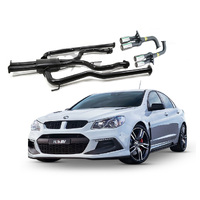 VE, VF V6 & V8, Twin 2.5"  Sedan/Wagon Cat Back System (with Rear Tail Pipe Only)