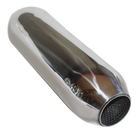  3 1/2" Round X 12" Long, 2" ID - Perforated (304 Stainless)
