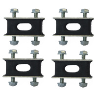 4 X Toyota Landcruiser Rubber Exhaust Mounts 40, 50, 60, 70, 80, 100 SERIES