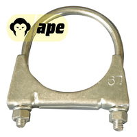 67mm (for 2 1/2" Tube) U-Bolt Exhaust System Clamp Zinc Plated