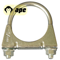 54mm (for 2" Tube) U-Bolt Exhaust System Clamp Zinc Plated