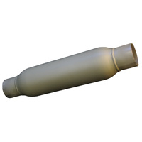  3 1/2" Round X 12" Long, 2" ID - Louvered