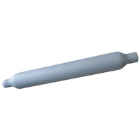  3 1/2" Round X 24" Long, 2" ID - Louvered