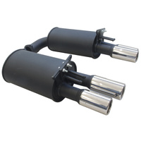 VE, VF V8 2 1/2" Sedan/Wagon Rear Mufflers with Quad chrome tips